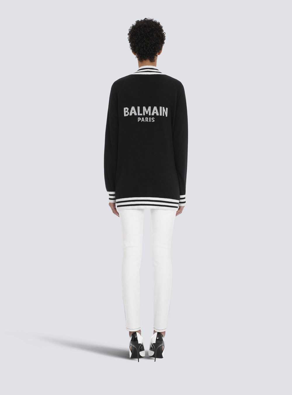 Balmain Wool And Cashmere Cardigan Black | WIXOUCV-46