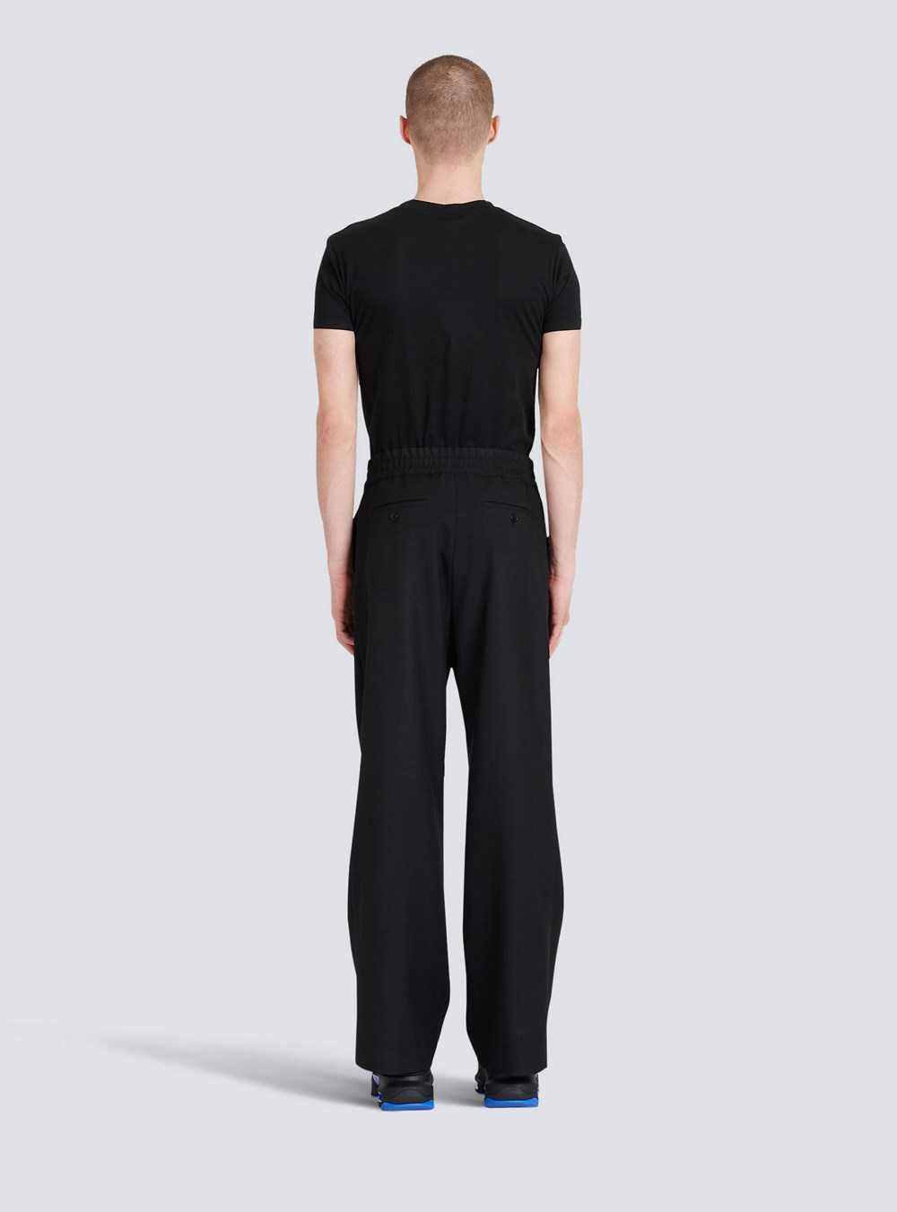 Balmain Wool Pyjama Pants Black | TFRDLQB-78