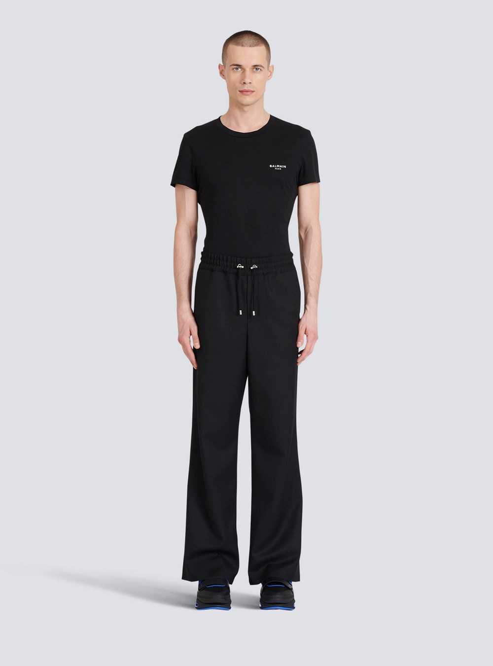 Balmain Wool Pyjama Pants Black | TFRDLQB-78